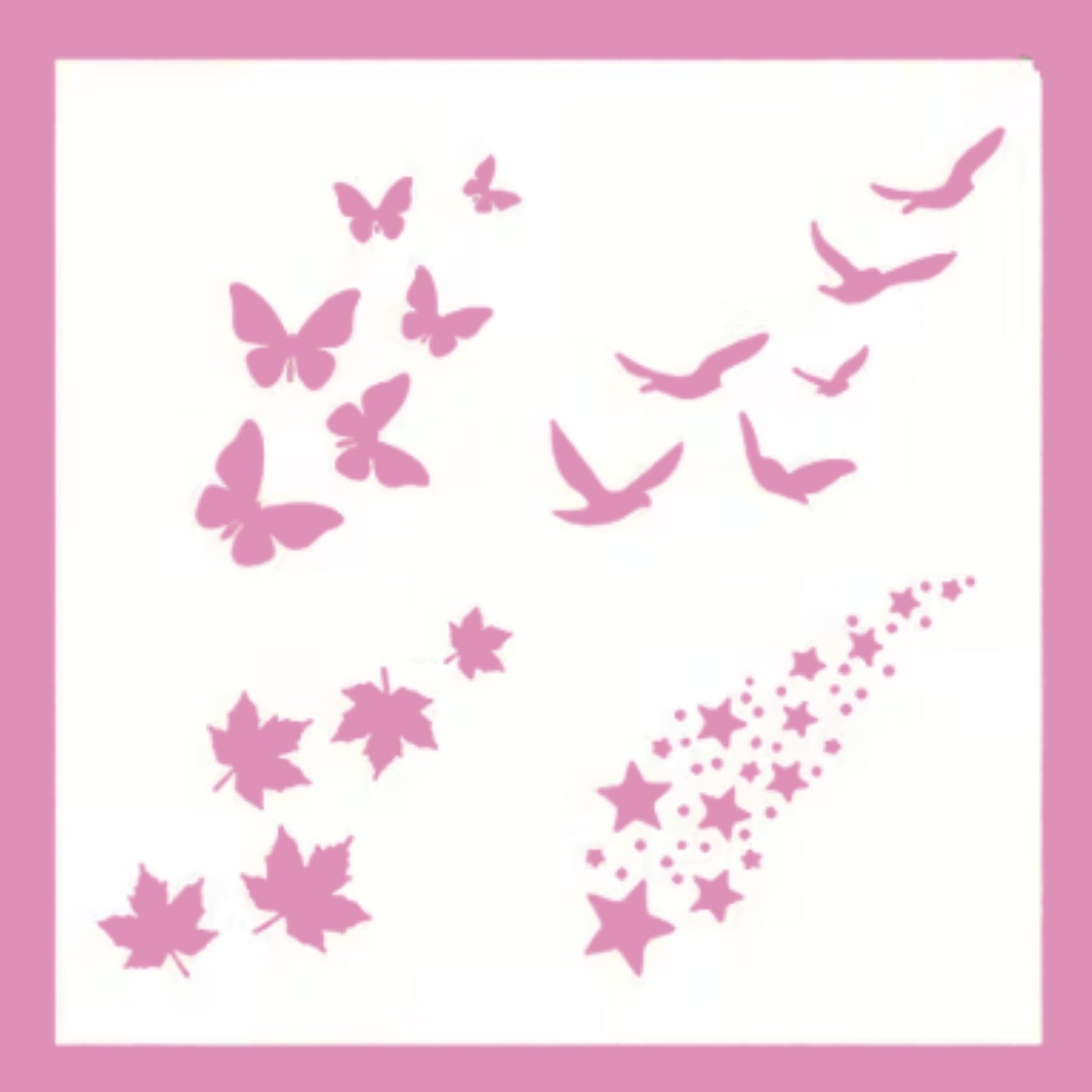 استنسل بتصاميم متعددة