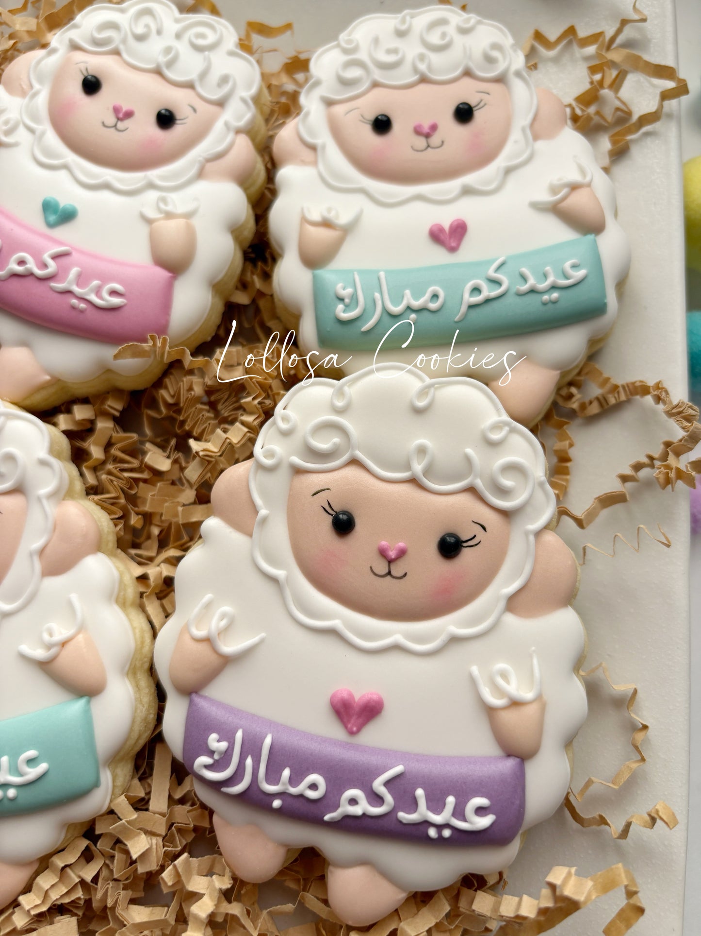 مجموعة كوكيز العيد الأنيقة (12 قطعة)