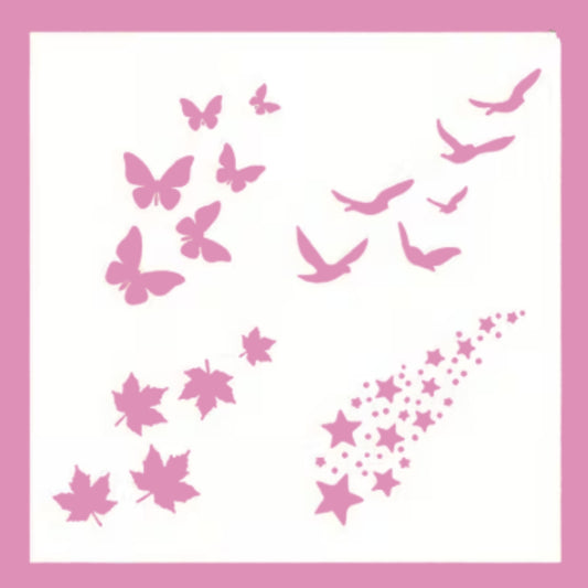 استنسل بتصاميم متعددة